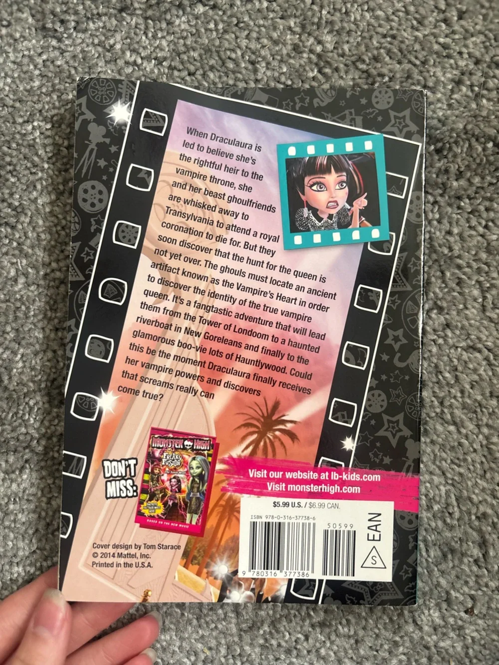 “Frights, Camera, Action!” Monster High Novel